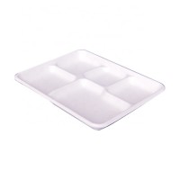 100 biodegradable compostable food disposable  paper tray