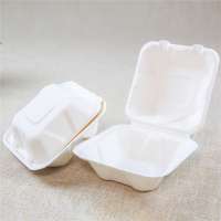 Sugarcane box ECO friendly clamshell food box