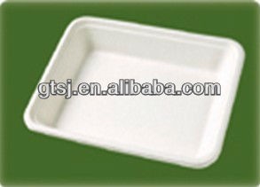 biodegradable sugarcane pulp tray