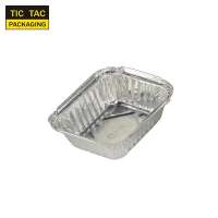 Takeaway oven safe fast food packaging disposable aluminum foil container