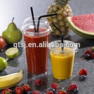 Biodegrdable Plastic PLA Transparent Cold Cup