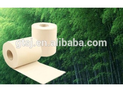 Eco Friendly Unbleached Bamboo Toilet Paper White Color and Brown Color