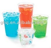 biodegrdable plastic PLA transparent cold cup